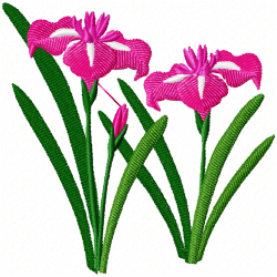 Flowers And Tree Embroidery Design 4